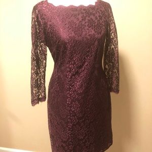 Beautiful Boatneck Lace Dress